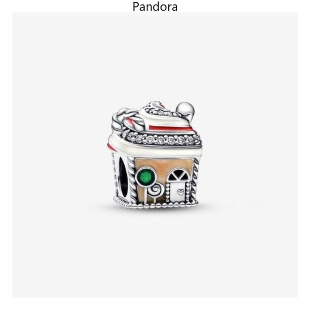 Authentic Pandora Festive Gingerbread House Charm